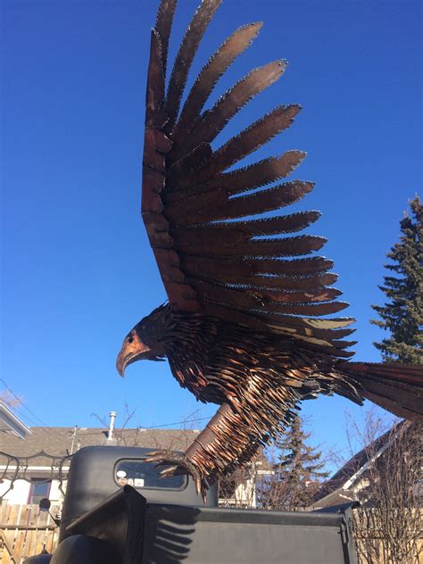 black.metal eagle house display|outdoor eagle for house.